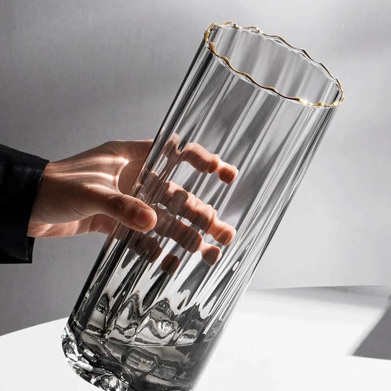Vase à fleurs hydroponique pour décoration de bureau et intérieur moderne