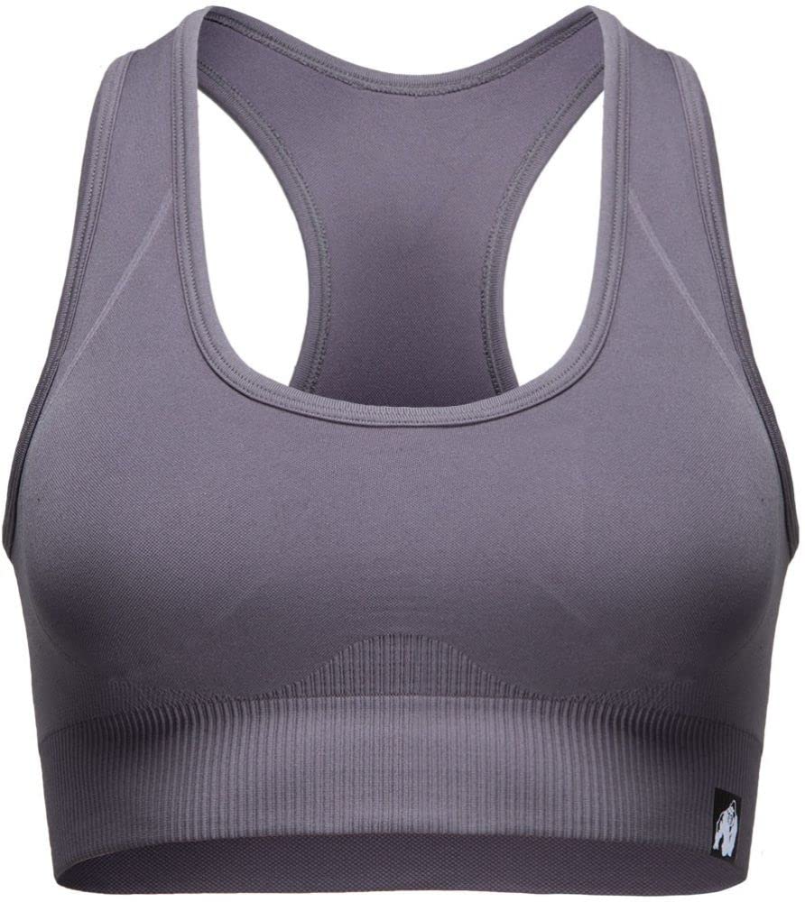 Gorilla Wear Yava Seamless Sports Bra Gray