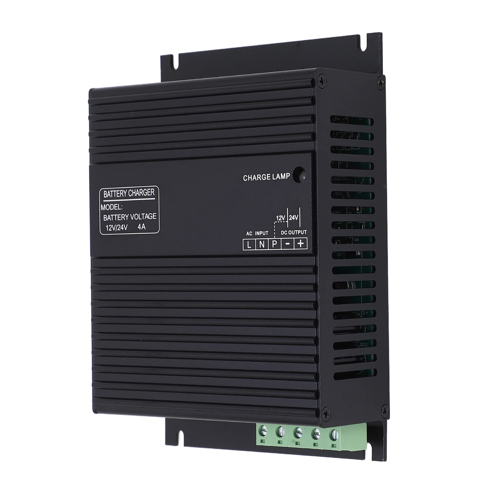 Caricabatterie per Generatore, Conversione Automatica Rapida 12V 24V, Intelligente, con Protezione da Sovraccarico e Memoria, per Batterie di Auto, Moto e Gruppi elettroge (ZH-CH2804A)