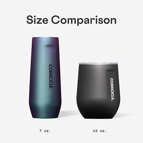 Miniatura 7 de Corkcicle Vaso de vino sin tallo, mantiene las bebidas frías durante 6 horas, acero inoxidable con triple aislamiento, base antideslizante, regalo