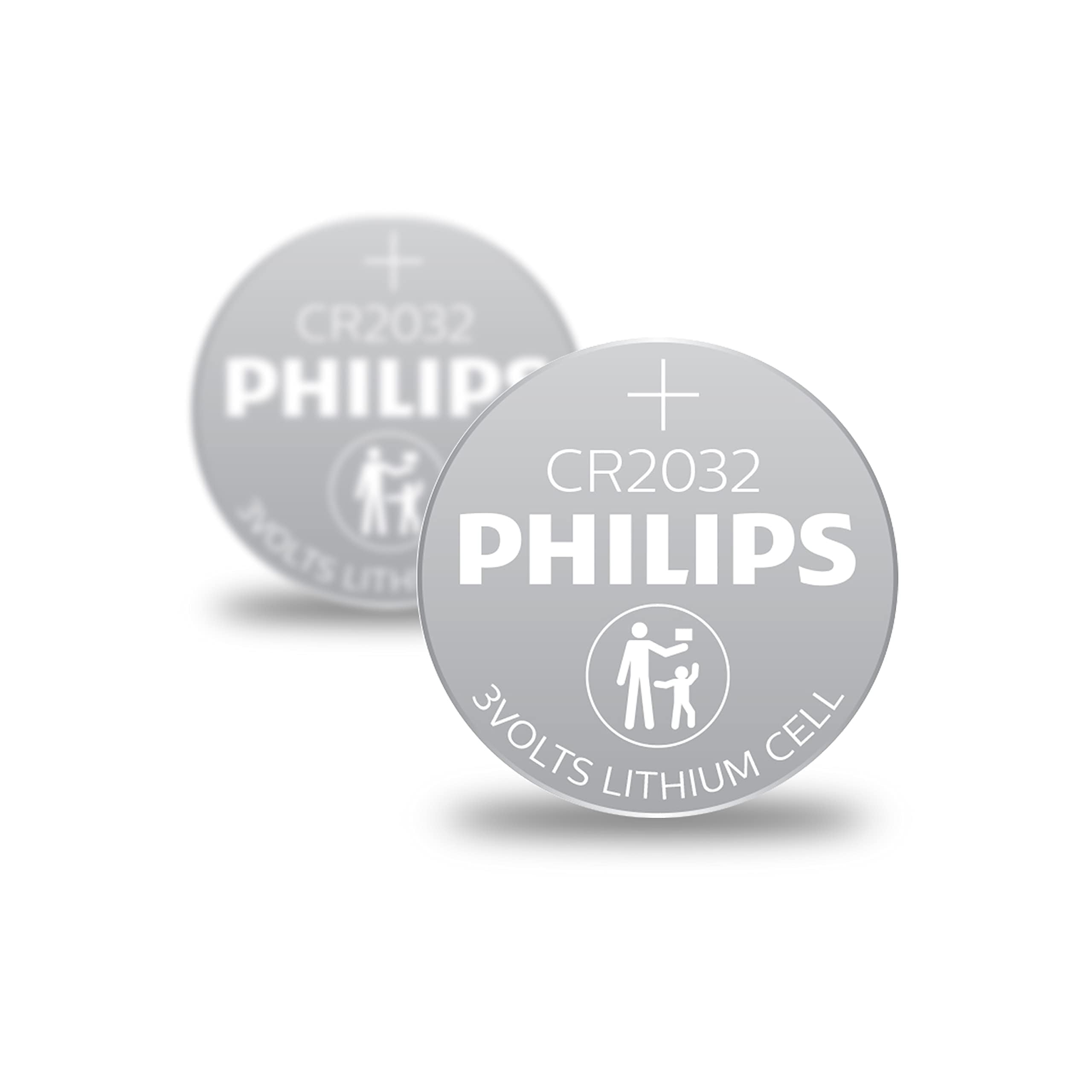 PHILIPS CR2032P2/01B Minicells Batteria - 3V