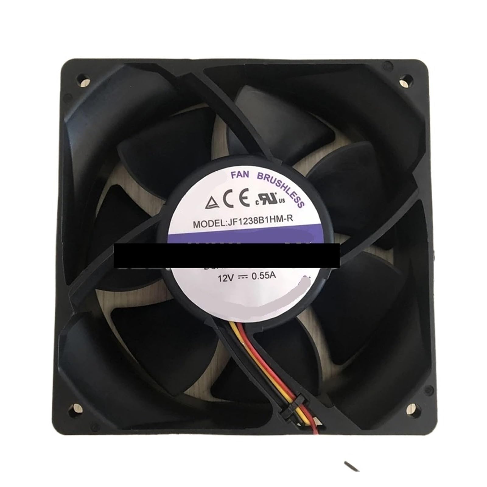 Ventilateur de refroidissement 12V JF1238B1HM-R pour remplacer un moteur bruyant