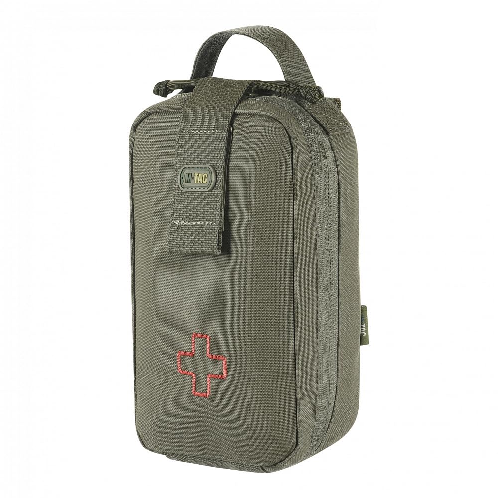 M-Tac Bolsa médica Rip Off – Organizador táctico de primeros auxilios de Cordura 1000D, compatible con MOLLE, cremallera de acceso rápido, bolsa personalizada para primeros auxilios, color verde