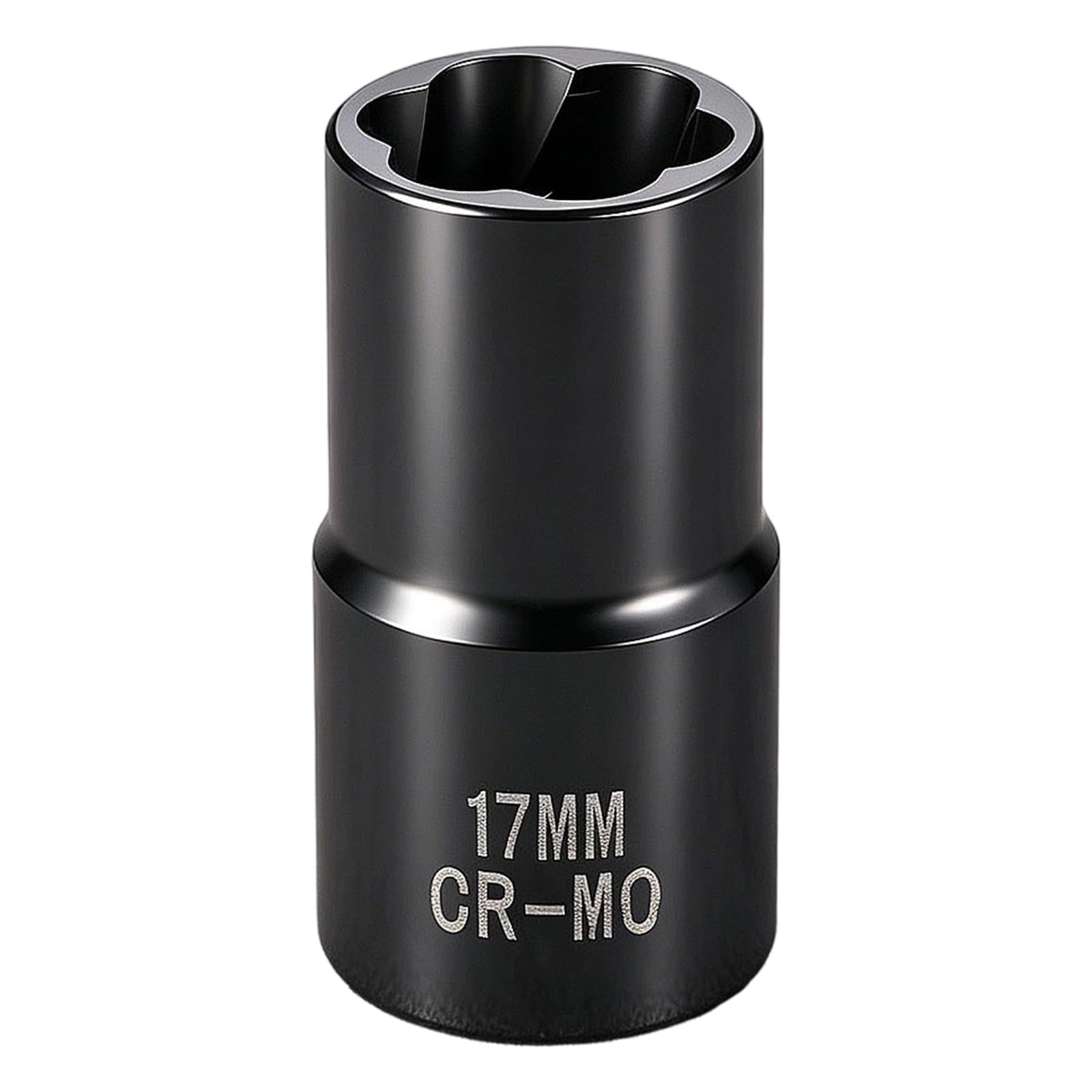 Aqvjd 17Mm Professional High Strength Nut Extractor For Seized And Damaged Nut Antislip Grip Design 1 / 2Inch Interfaces Power Drill Extractor