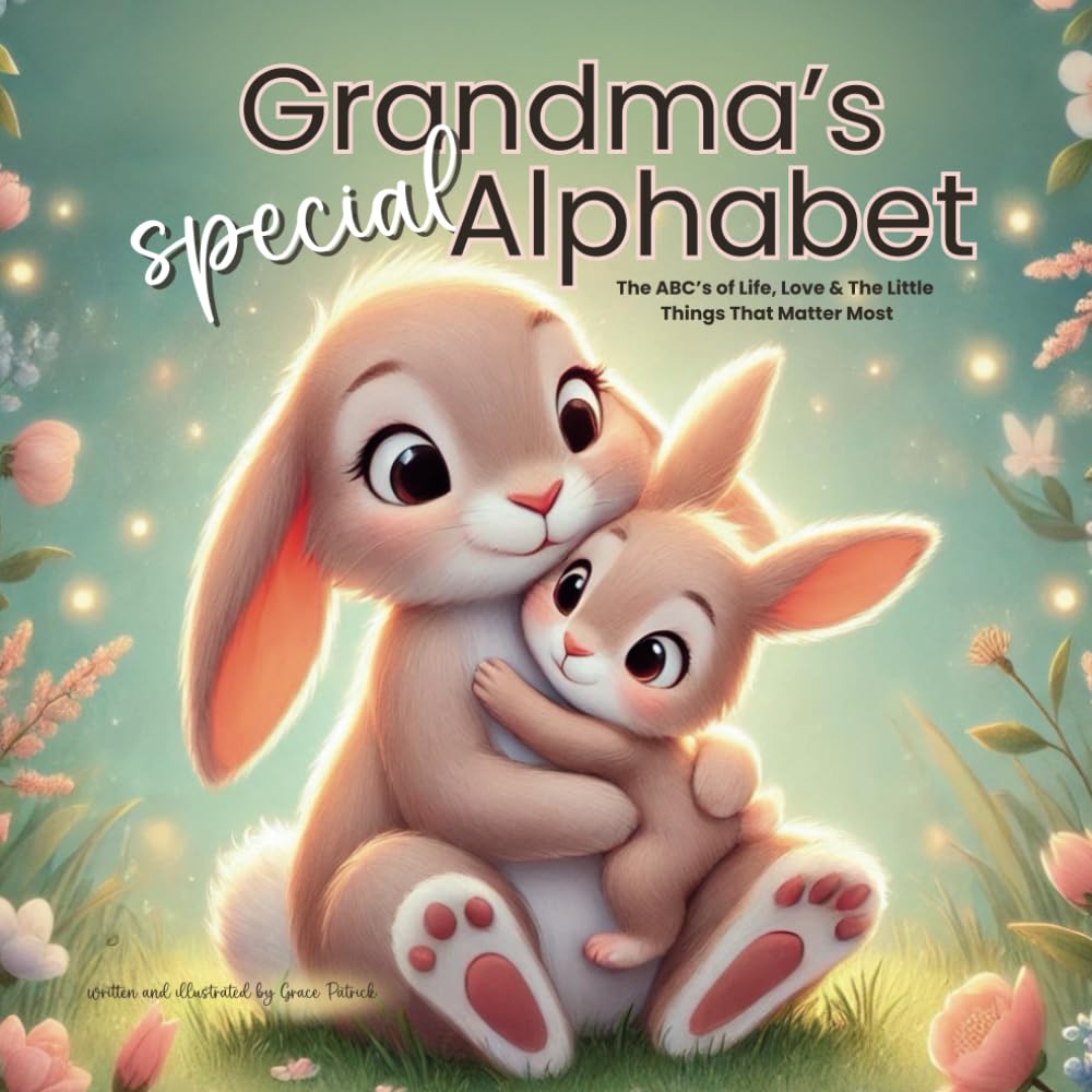 Grandma Book to Grandchild Grandson Granddaughter or Grandkids | Meaningful Gift from Grandmother to New Baby | Keepsake for Newborn & Toddler | ABC ... Day Easter Birthday Baby Shower & Christmas