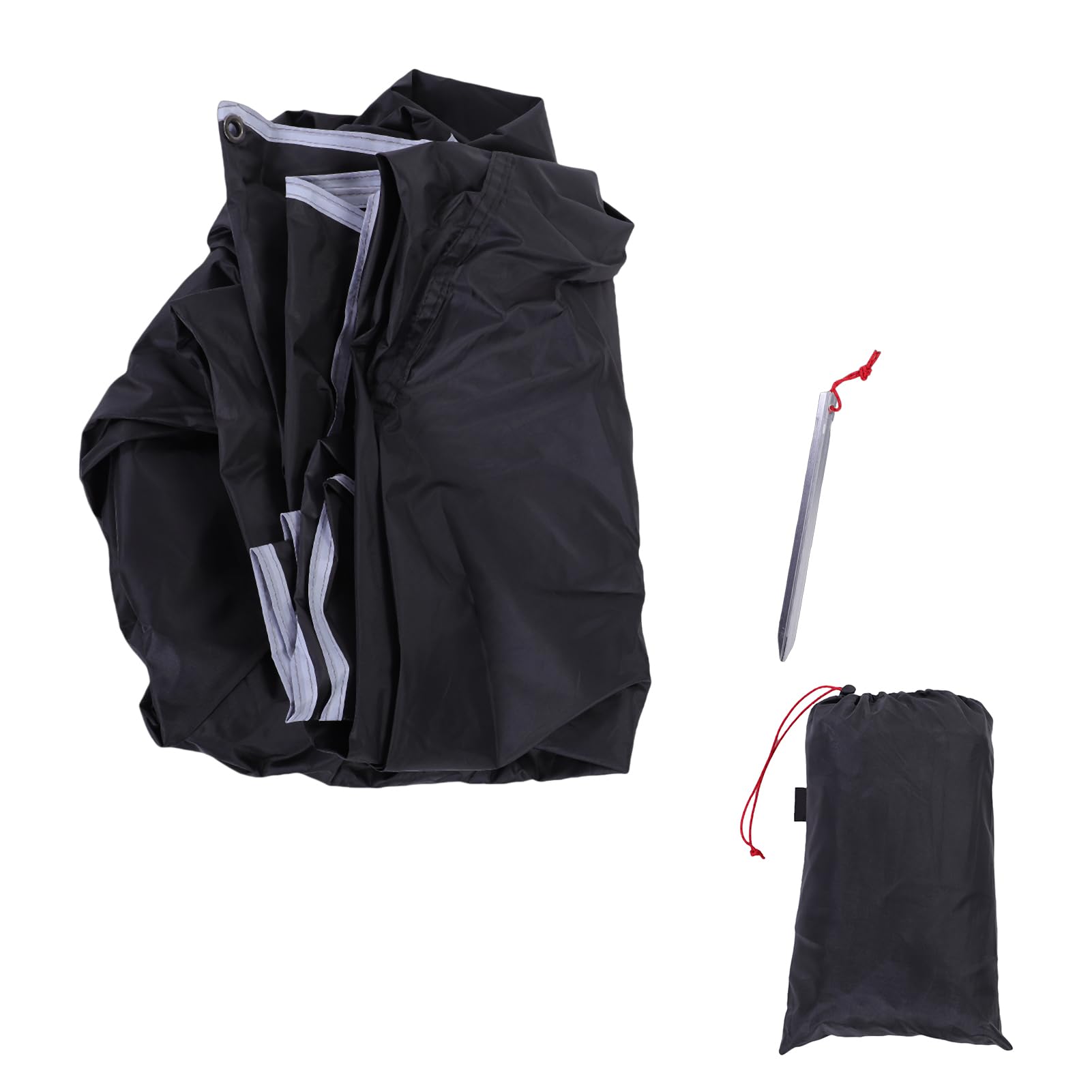 Telo da Campeggio, Tessuto in Nylon Resistente e Impermeabile con Retro Rivestito in Silicone, per Tenda, Parasole, Copertura per Amaca, Tappetino da Spiaggia, Picnic