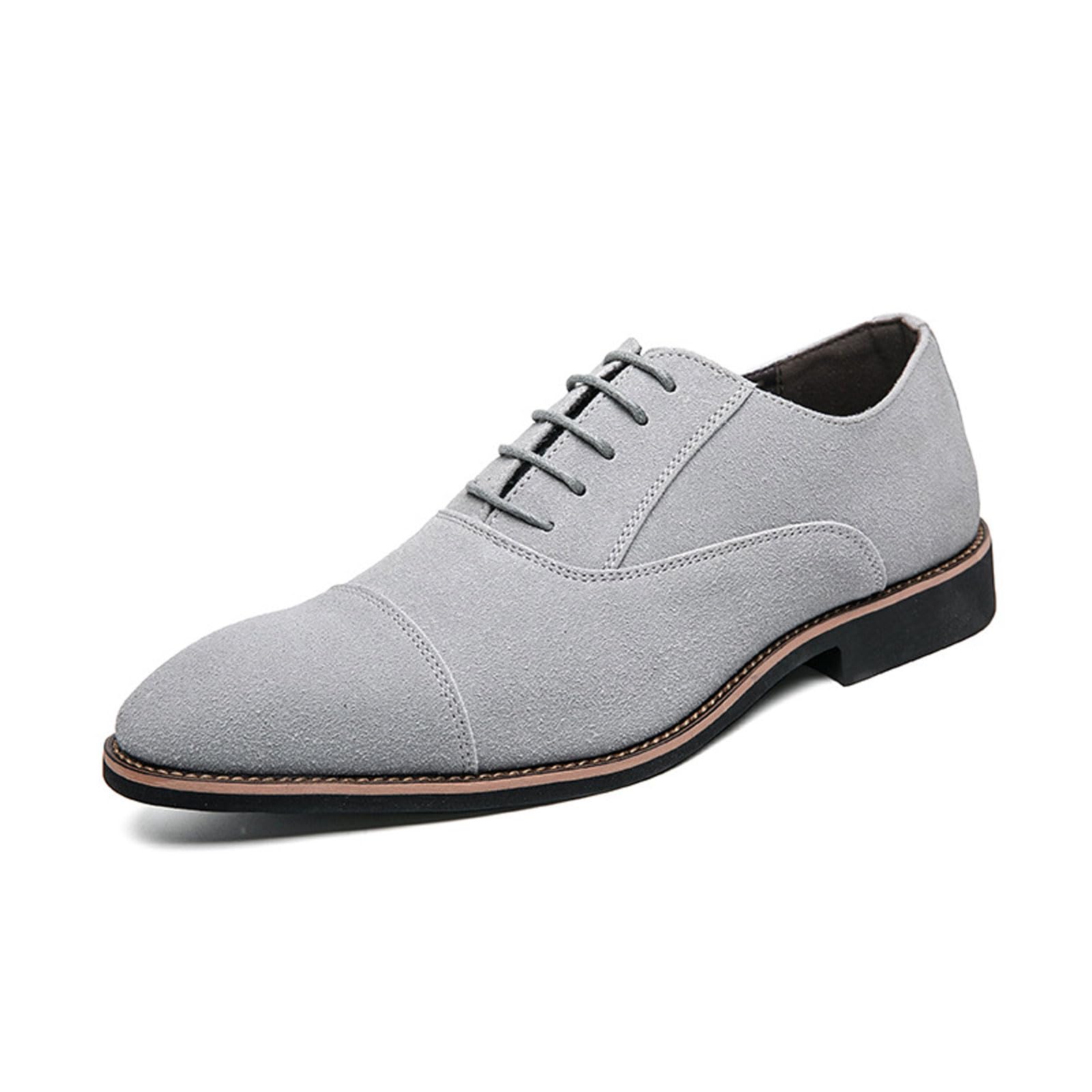 Chaussures Costume Homme Entreprise Officiel Urban À Lacets en Daim Oxfords Et Derbies