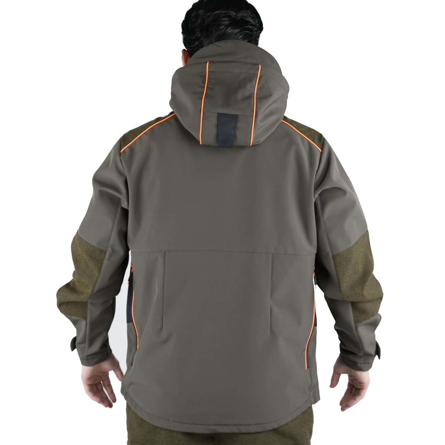 Fratelliditalia Kurtka Blouson kurtka z mikrofibry, polowanie sportowe, wodoszczelna, męska bluza z kapturem