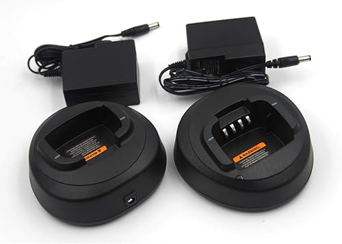 Miniatura 7 de PMLN5228A - Cargador rápido de batería para radios portátiles Motorola CP1660 CP1600 CP1300 CP185 CP180 CP160 CP145 CP140 EP350 Radio bidireccional