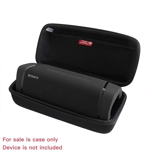 Miniatura 2 de Hermitshell - Funda rígida de viaje para Sony SRS-XB33 Altavoz portátil inalámbrico (Negro)