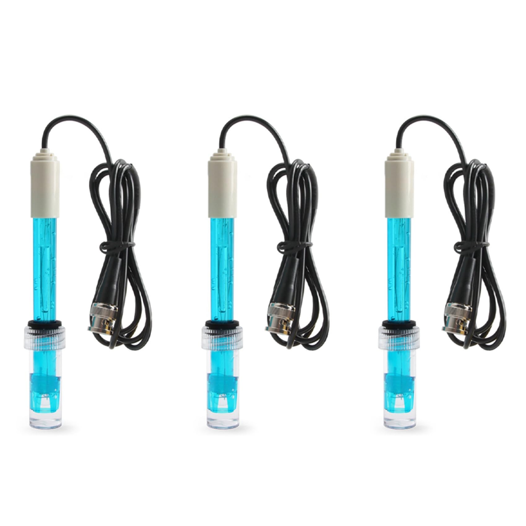 Jnchdghwa As Shown 3X Ph Electrode Sensor Probe Factory Industry Laboratory Pool Water Analyzer Ph Meter Tester Ph Probe Bnc Connector