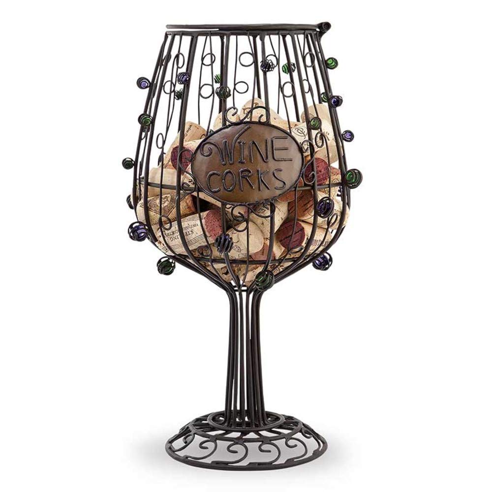 Epic Products Cork Cage Wine Glass, 12-Inch