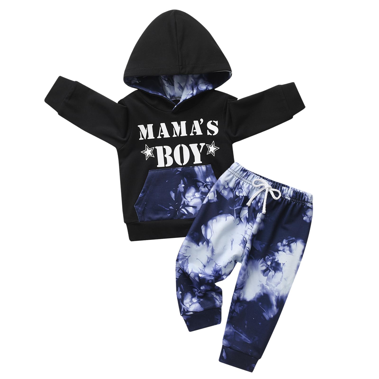 TearfutyBaby Boy Clothes Tracksuit Hoodie Long Sleeve Tops Pants 2pcs Clothing Sets