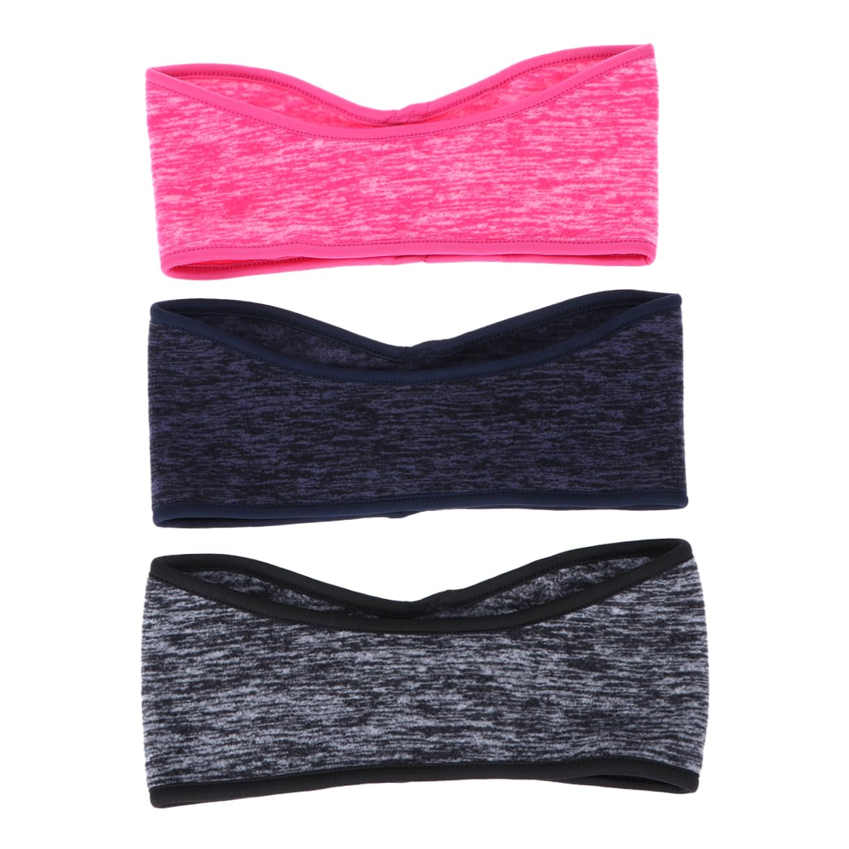 VALICLUD 6pezzi Fascia Fleece per Orecchie Scaldamuscoli Antiscivolo per Corsa e Yoga di Blu per attività Outdoor