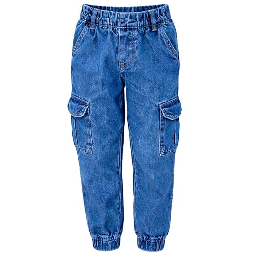 Calça Jogger Cargo Infantil Menina 4 ao 12 Anos