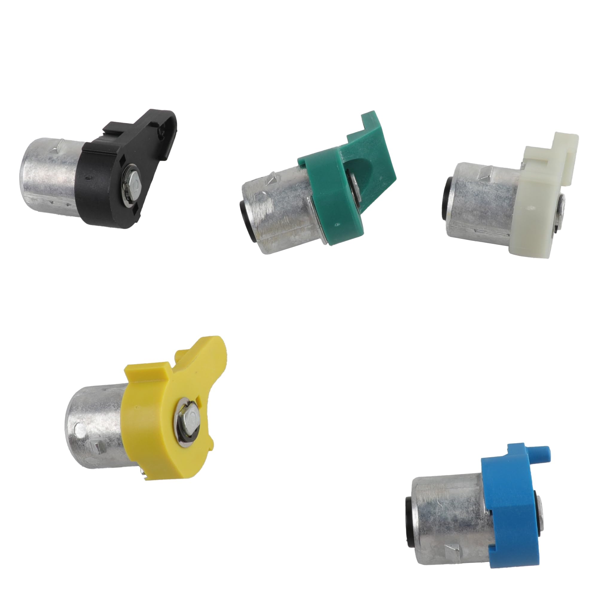 YAOPEI Lot de 5 Serrures de Porte pour Kangoo 1 Nissan Kubistar avec 2 Clés Avant Gauche Droite Latérale Arrière Battante Droit Interrupteur d'allumage 7701472590