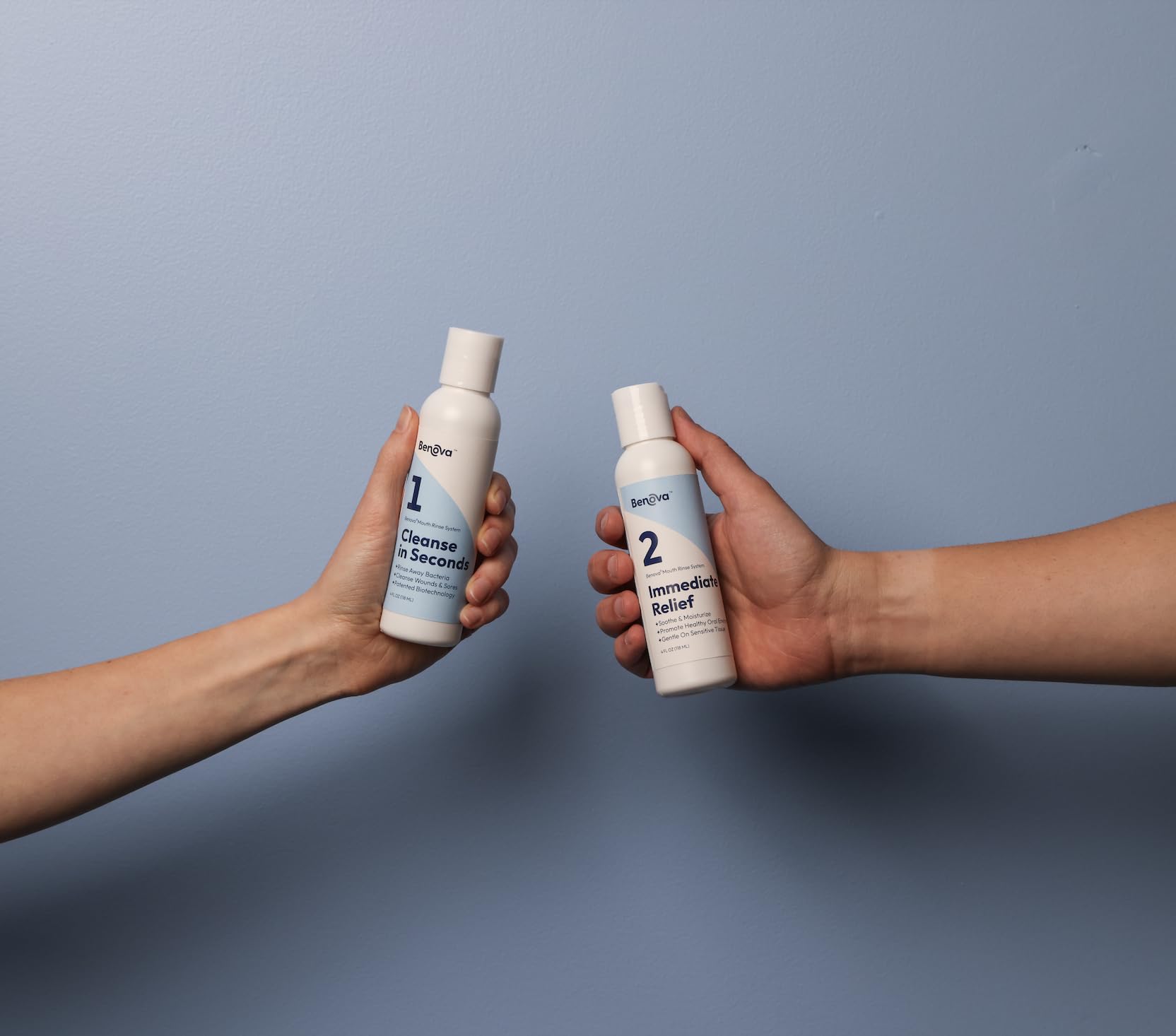 Mouth Rinse System Fast Relief from Mouth Sores & Deep Cleansing Action | Alcohol-Free, Lidocaine-Free Mouth Rinse | Gentle Daily Care |