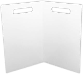 ASHLEY PRODUCTIONS Folding Magnetic Center, White 14 x 18 Inches