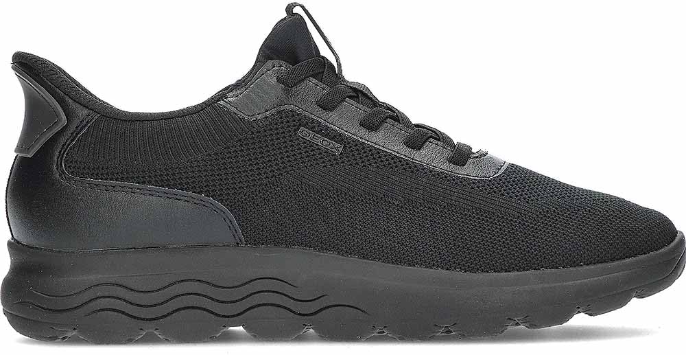 Geox Women's D Spherica Plus A Trainers, black, 40 EU