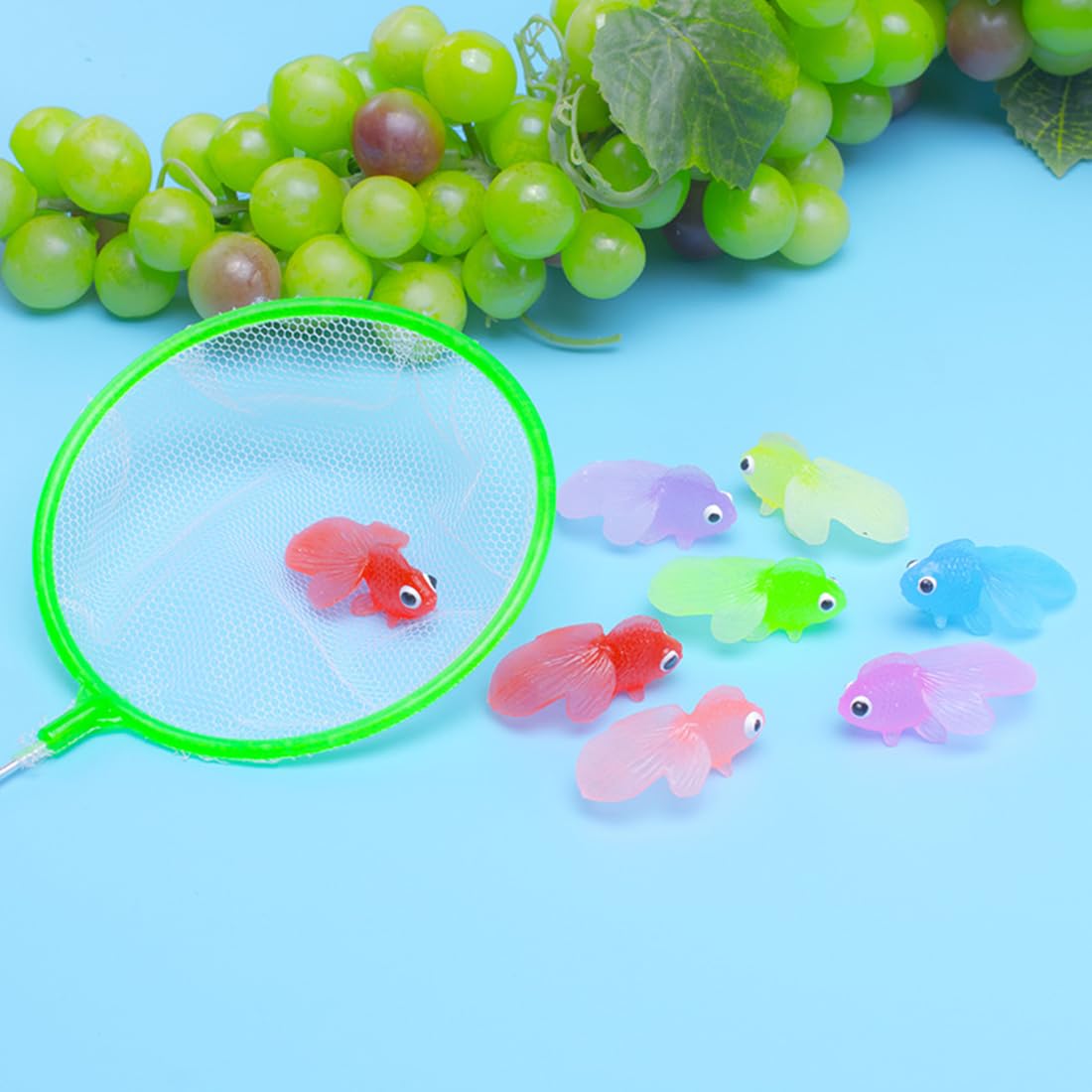 WeddHuis 21 Pesci di Plastica Piccoli Pesci Finti Tropicali Pesce Tropicale Figura in Movimentopesci Galleggianti Può Essere Sospeso non Girato Per la Decorazione di Acquari