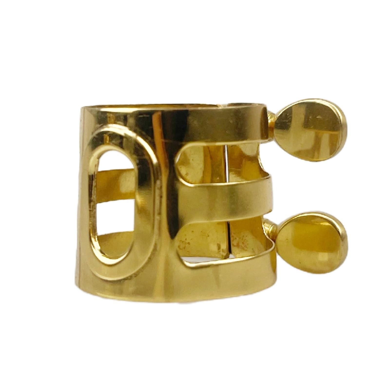 Morsetto per bocchino per sassofono contralto, morsetto per ance tenore e ancia acuta in metallo, accessori per strumenti musicali(Tenor)