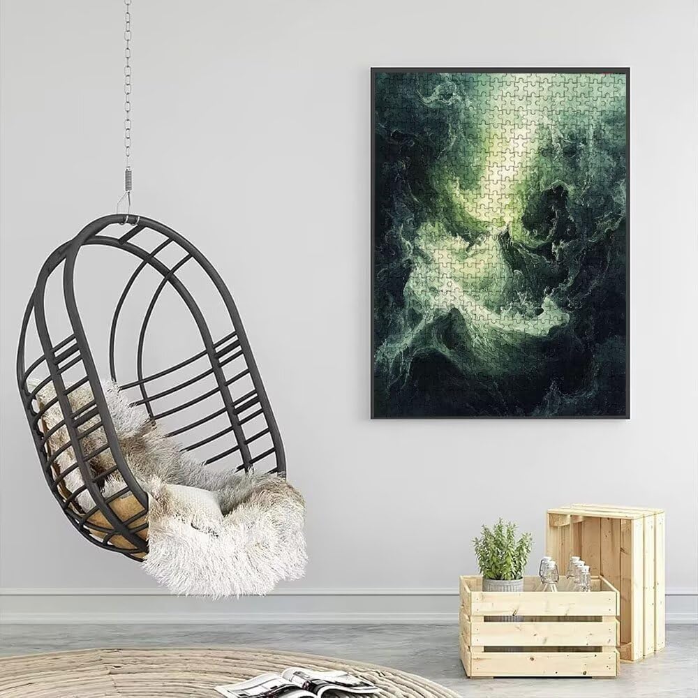 Puzzle 3000 Pezzi, Fiume Verde 3D Puzzle per Adulti Impegnativo, Educa Puzzles Artistico, Divertente E Stimolante Puzzles Decorativo per La Famiglia, Regalo e Decorazione Pareti DX0YL6-609