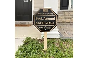 FAFO Surveillance Sign: Secure Your Property with a Fierce Warning