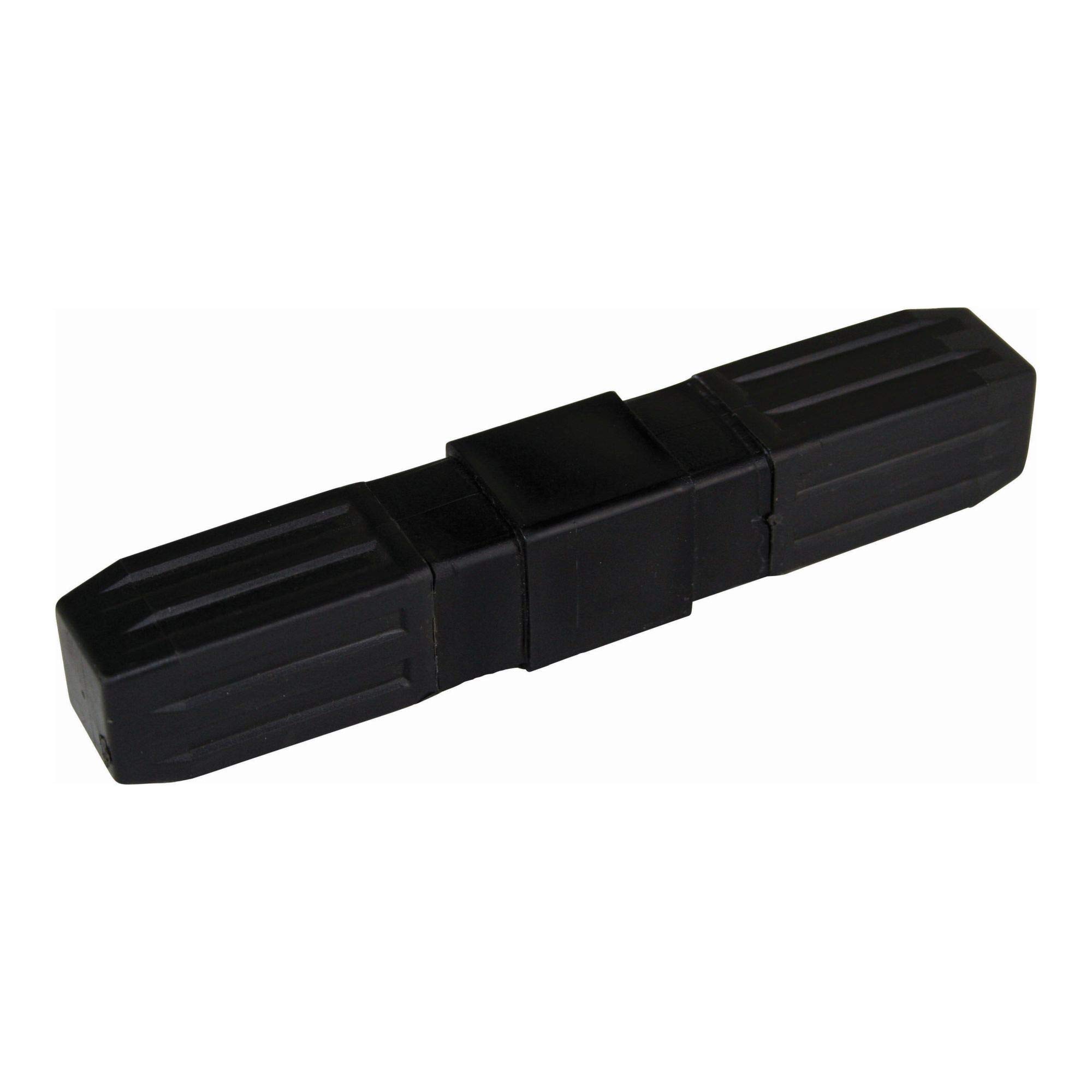 ProFrame Square Tubing 1 Way Straight Connecting Joint - Black