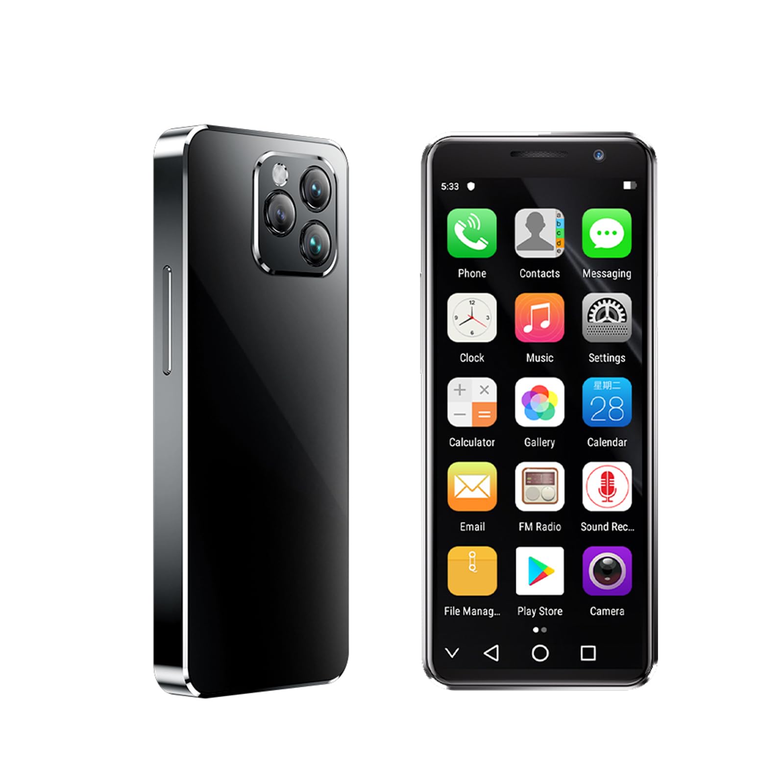Amazon | ミニスマートフォン,4g Androidシステム9,4.0 インチ
