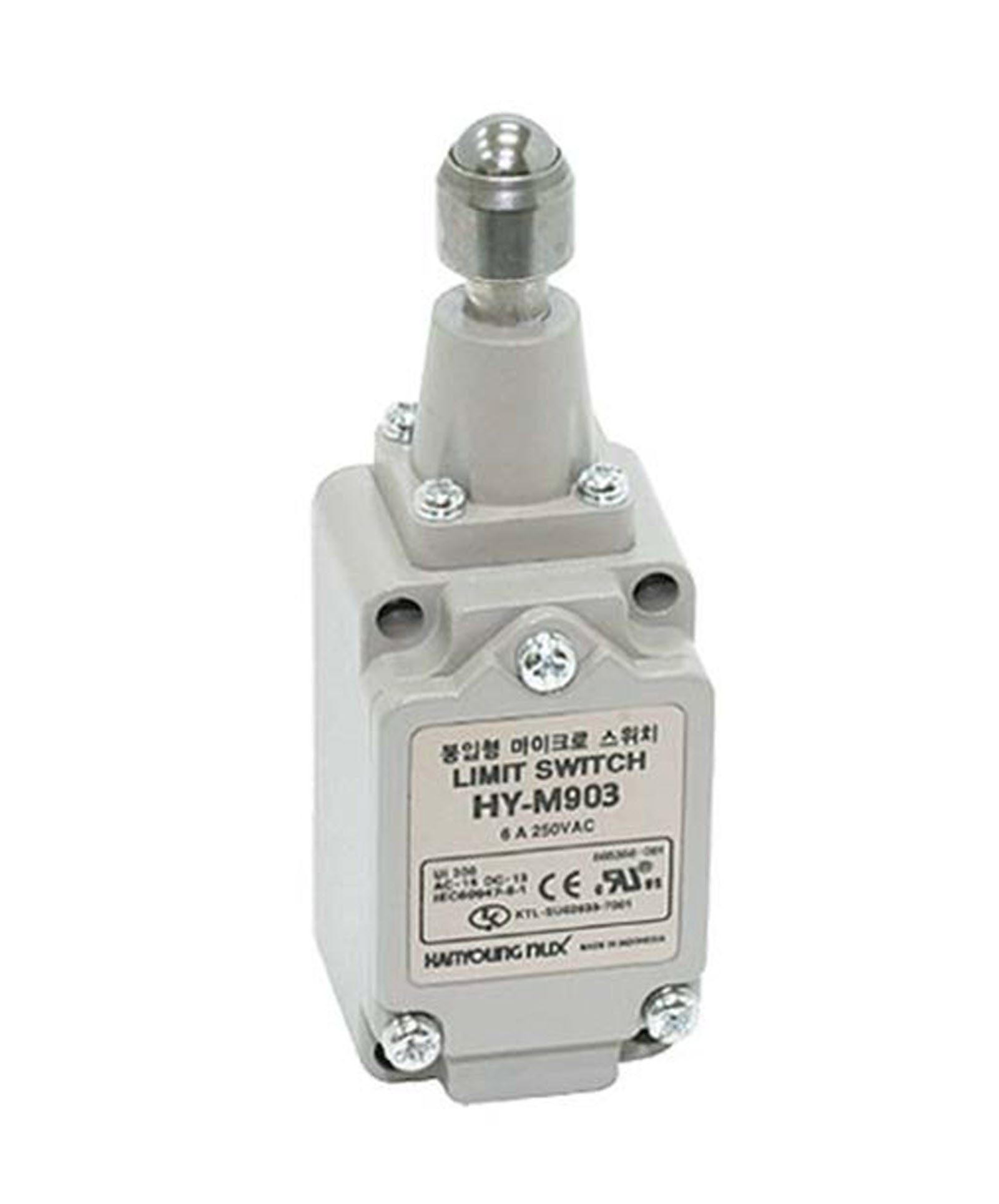 Hanyoung Nux HY-M903 Limit Switch Top Ball Plunger Type 1a 1b 6 A 250 V a.c
