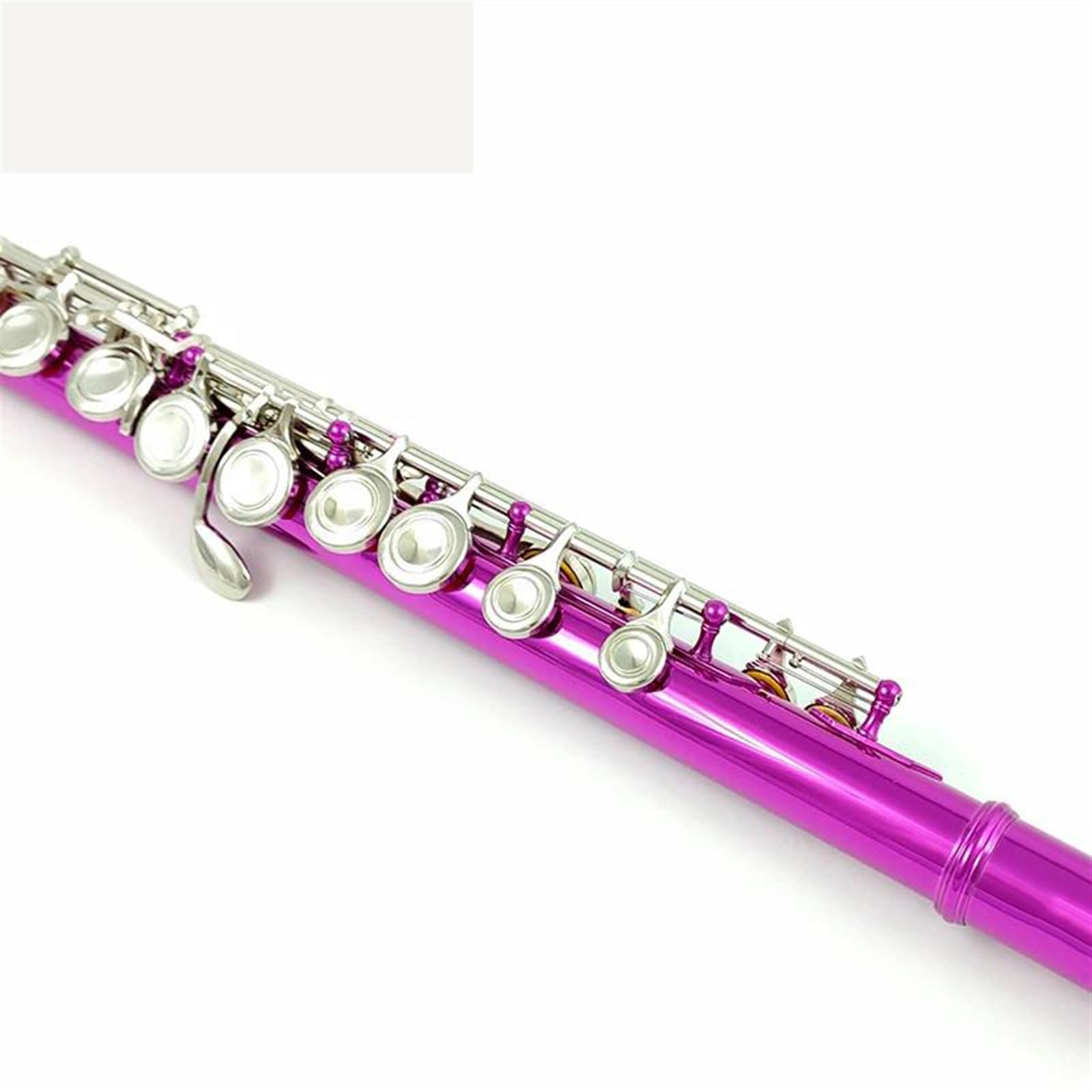 Flauto Traverso Flauto Rose C Keys 16 Fori Ravvicinati Materiale Cupronichel Flauto Nichelato Con Chiave E