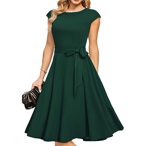 DRESSTELLS Cocktail Dresses, Modest Wedding Guest Dress, 2023 Summer Casual Dress, Homecoming & Prom