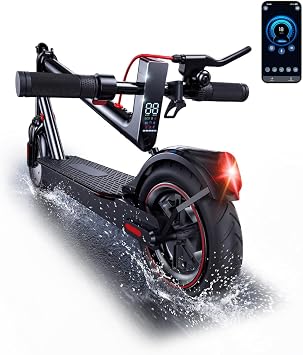 Electric Scooters - Electric Scooter for Adults, 500W/1000W/1500W Motor, 18/21/25 Max MPH, 21/28 Miles Range, APP Control, Cruise Control, Lightweight Foldable E-Scooter