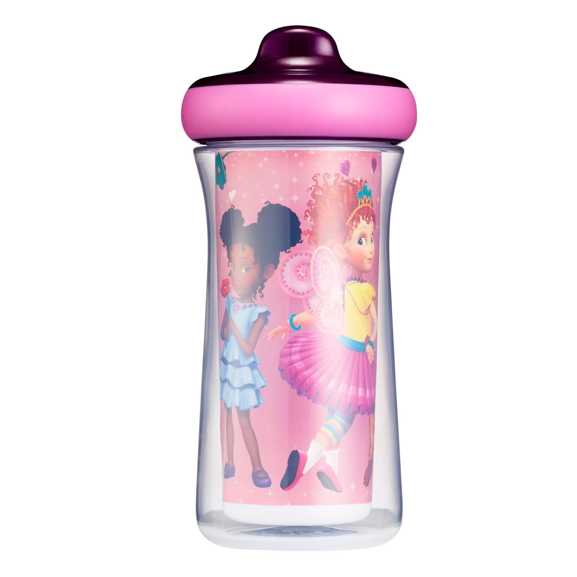 The First Years Disney/Disney Jr. Fancy Nancy Insulated Hard Spout Pack of Sippy Cups for Toddlers, 9 Ounce (Pack of 2)…