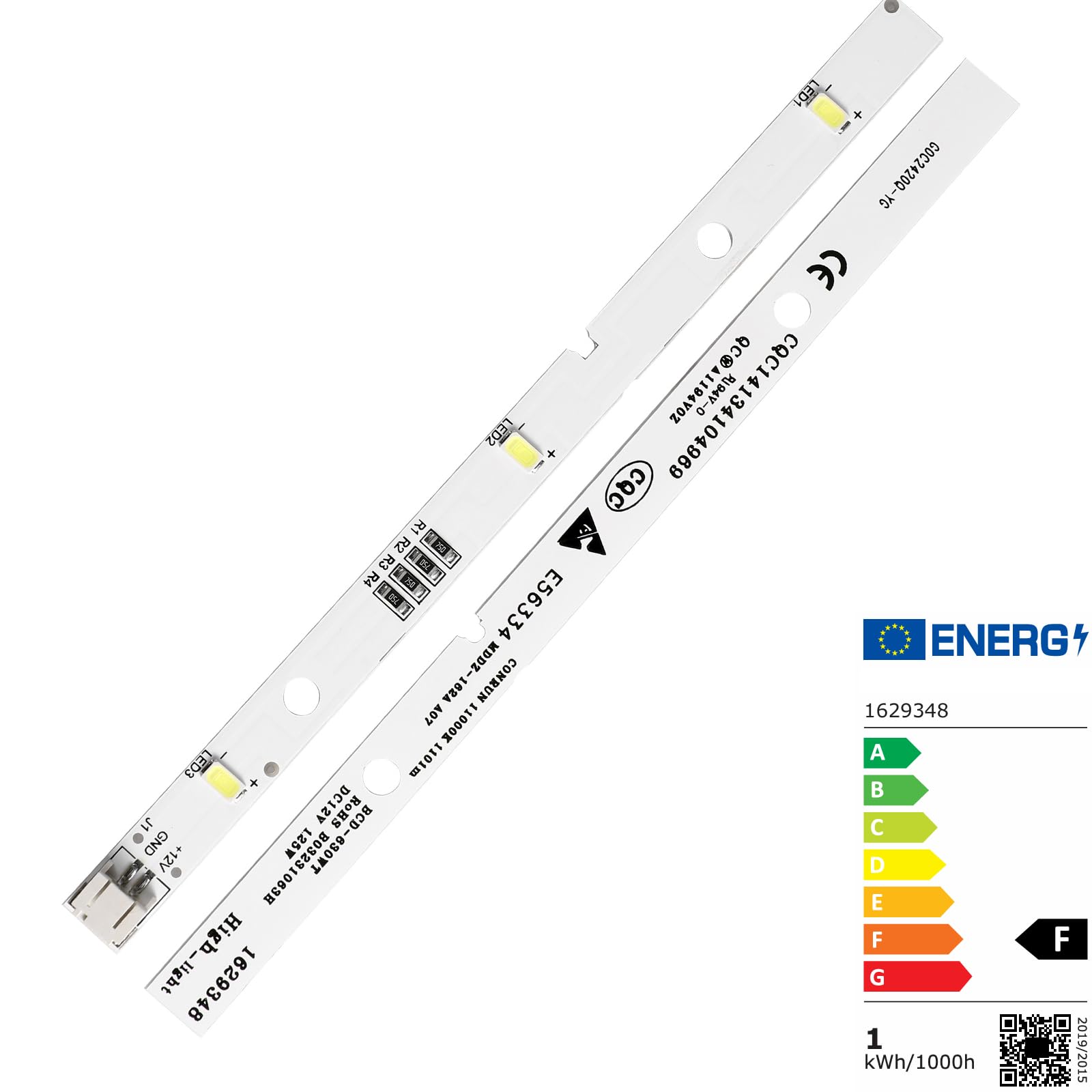 LEDバー 16本セット 1629348 Refrigerator LED Light Bar Replacement MDDZ-162A A07 DC12V