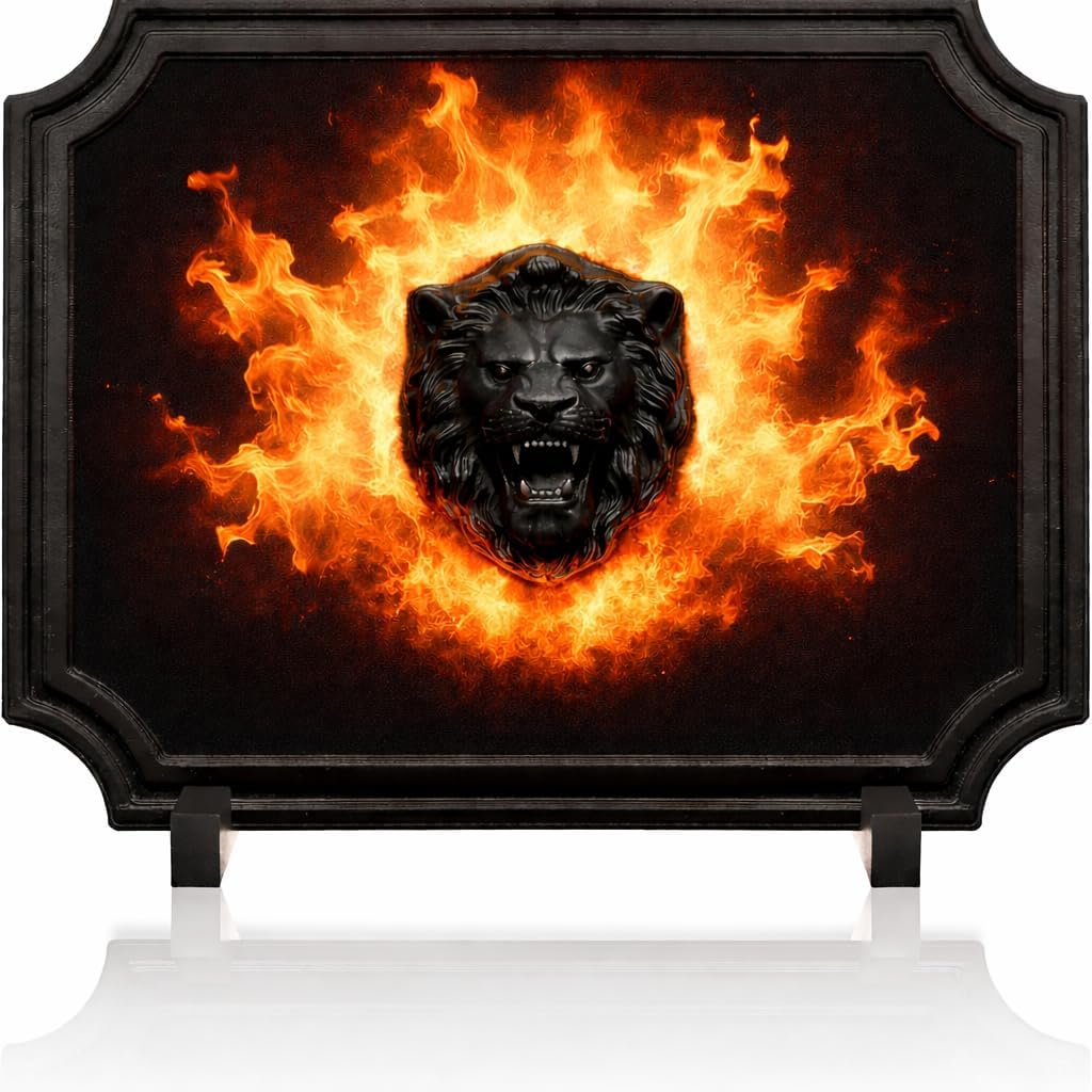 SIMOND STORE - 20" Fireback for Fireplace | Cast Iron Fireback Plates with Feet for Heat Reflection, Wall Protection & Improved Fireplace Efficiency | 20" W x 16" H