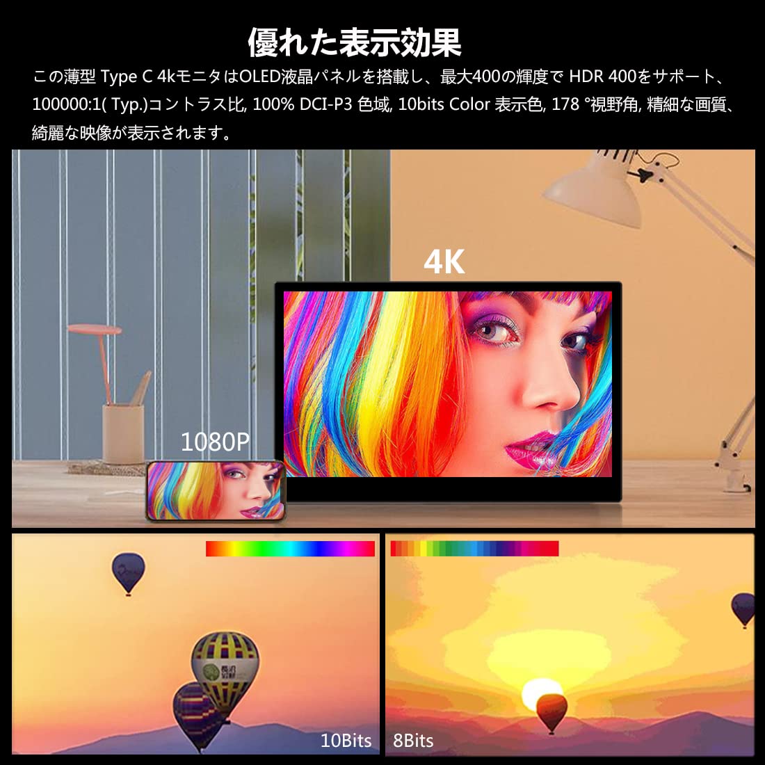 定価32,996円 新品 Cuview 有機el モバイルモニター13.3インチ Amazon.co.jp: Cuview 13.3インチ モバイルモニター タッチ4K