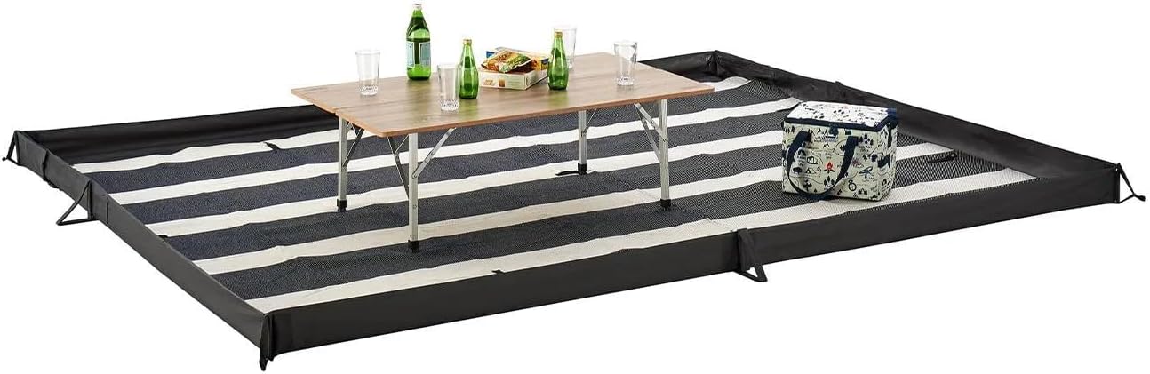 シート リビングフロアシート 300W 約300×300cm ブラック