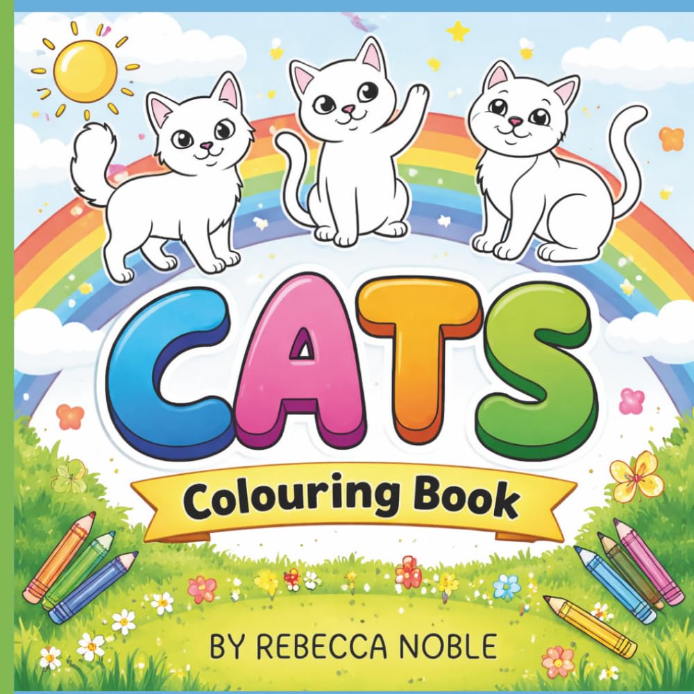 CATS: CHILDREN'S COLOURING BOOK
