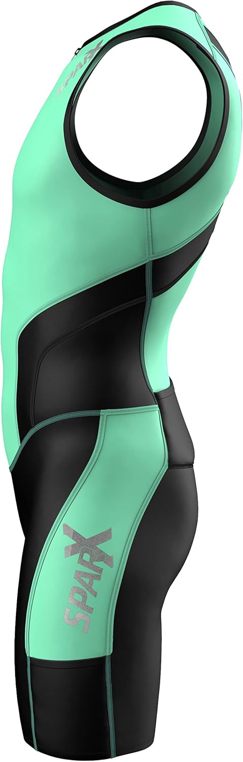 Sparx X Triathlon Suit Men Racing Tri Cycling Skin Suit Bike Swim Run Sparx X Triathlon Suit Men Racing Tri Cycling Skin Suit Bike Swim Run