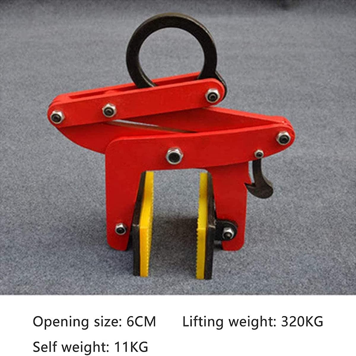SATUREY Steinhebeklemmen, Vertikale Plattenzange Klemme Zum Anheben Und Transport Von Hängenden Steinleuchte Clip Slate,320kg