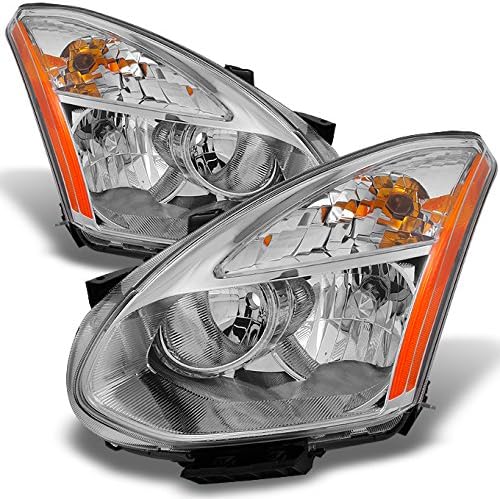 AKKON - Fits Rogue SUV Factory HID Type Clear Headlights Driver and Passenger Side Replacement Pair