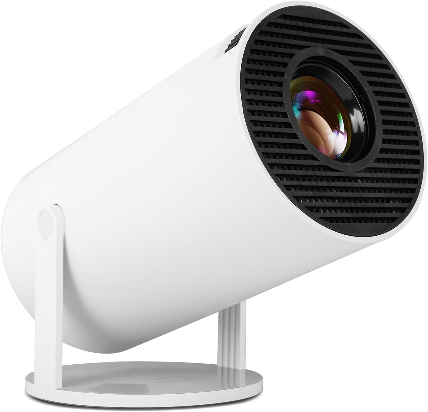 Mini-Projektor, intelligenter 4K/120 ANSI mit BT 5.0, Android 11.0, tragbarer Projektor, automatische Trapezkorrektur, 180 Grad, 130 Zoll