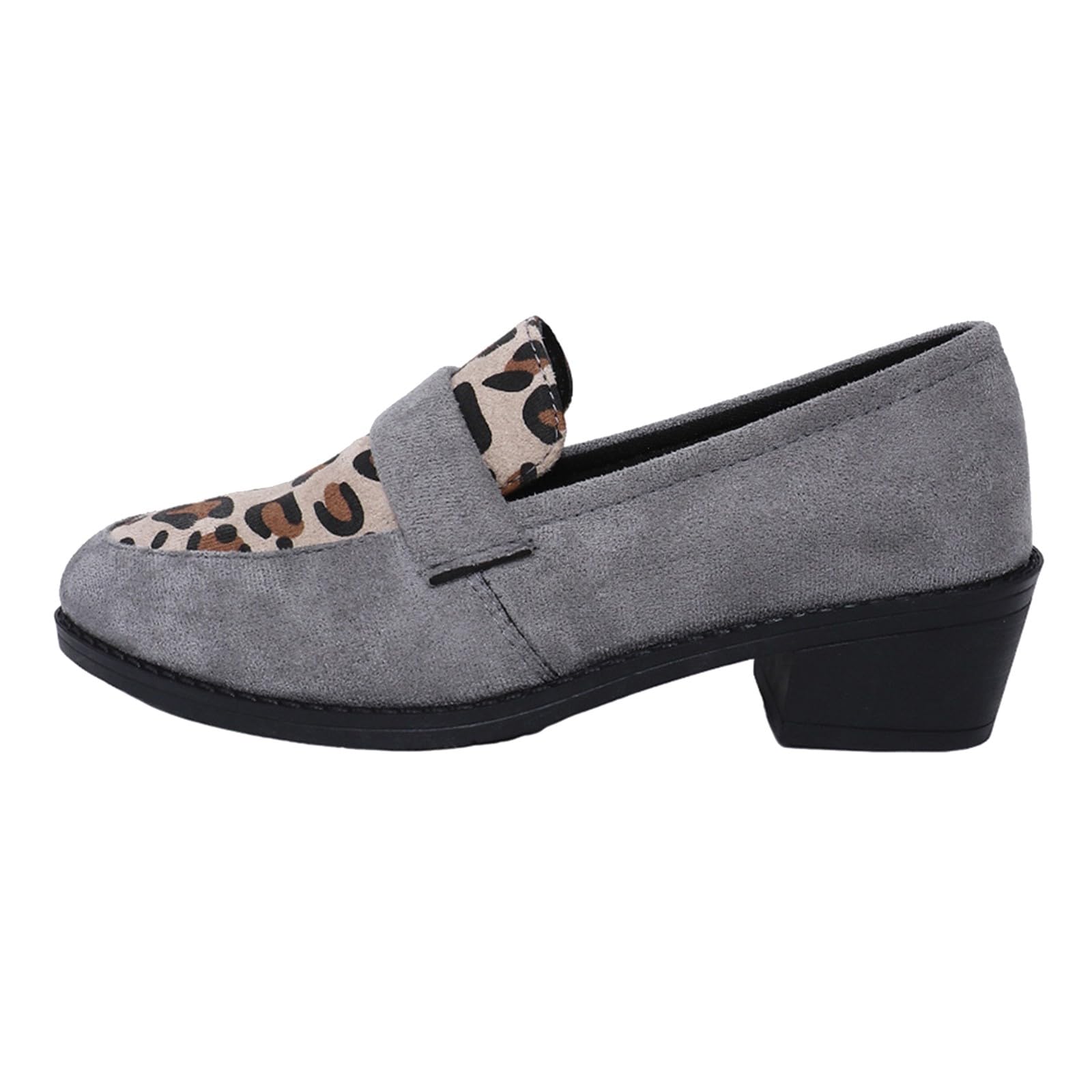 Mocassini Donna In Pelle Scamosciata – Vestibilità Larga, Ortopedici, Leggeri, Suola Flessibile, Tacco 2,5 Cm, Slip-on