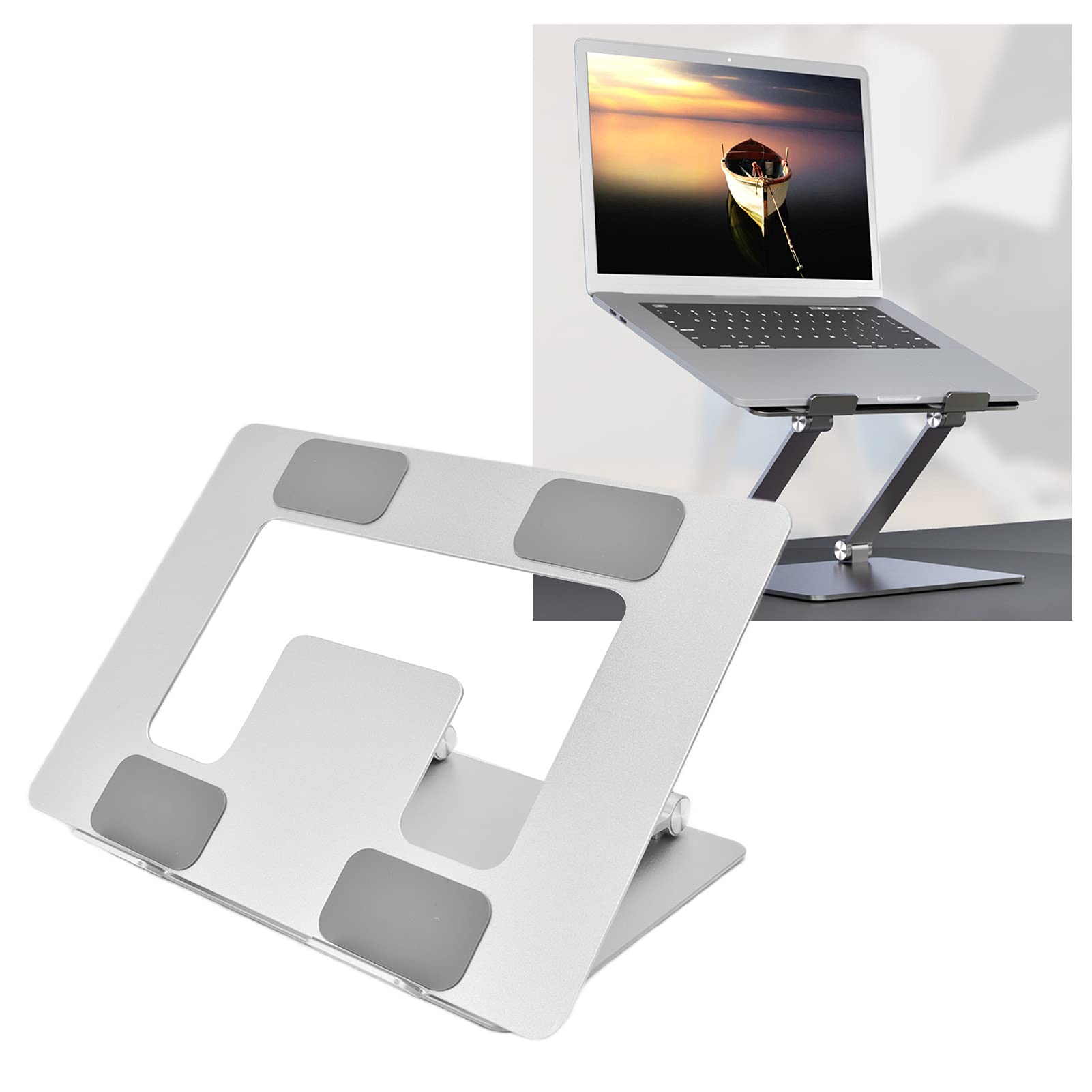 Soporte para Computadora Portátil Elevador Portátil de Aleación