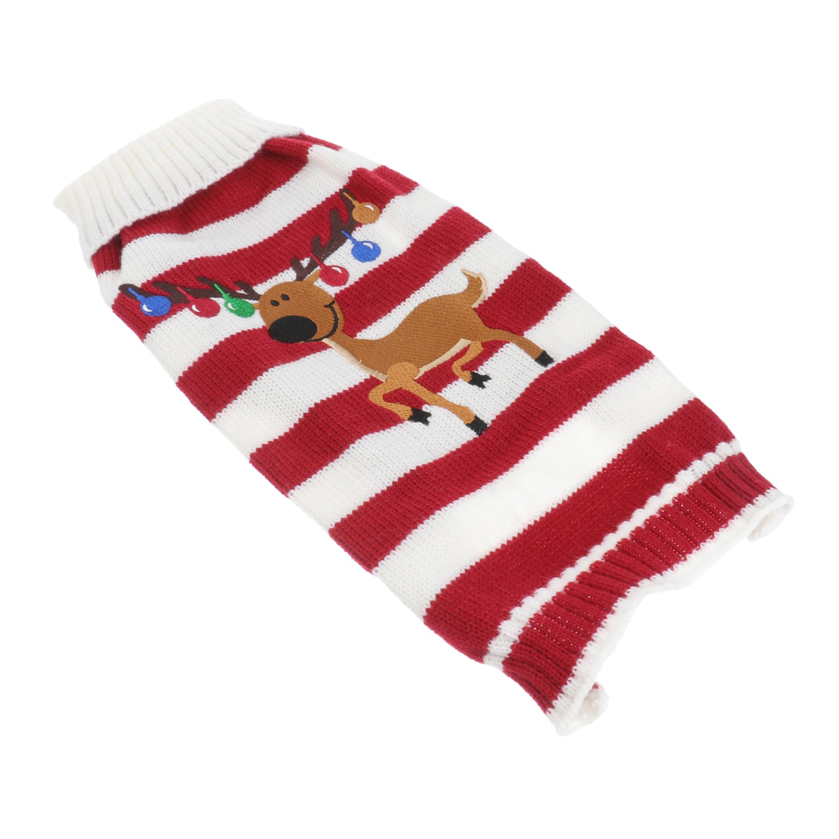 BESPORTBLE Suéter de Punto para Perro de Navidad Suéter de Mascotas de Invierno Color Rojo para Fiestas de Perros