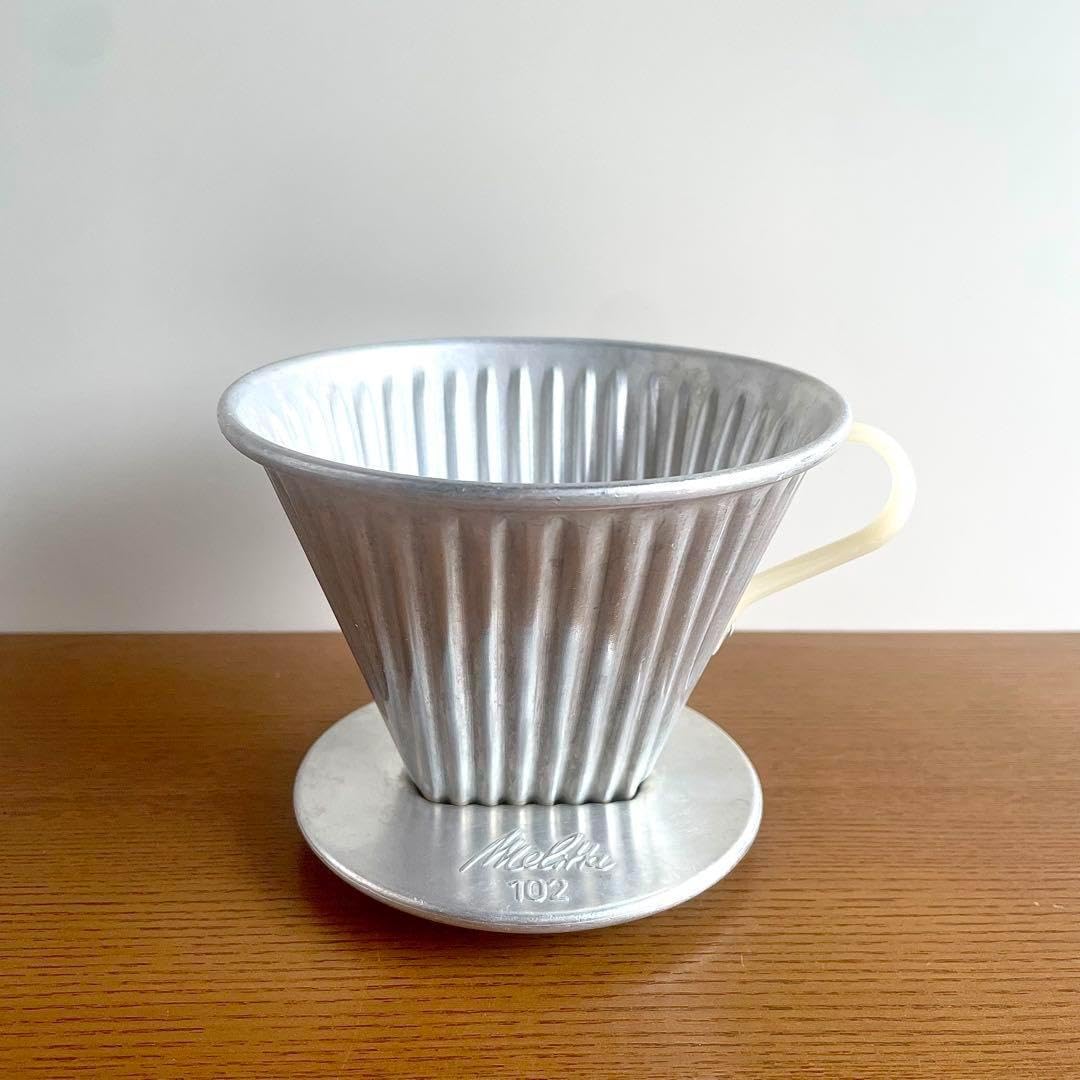 メリタ　コーヒードリッパー　アルミキャンプ　アウトドア　男前インテリア Amazon.co.jp: メリタ Melitta コーヒードリッパー 102 アルミ製