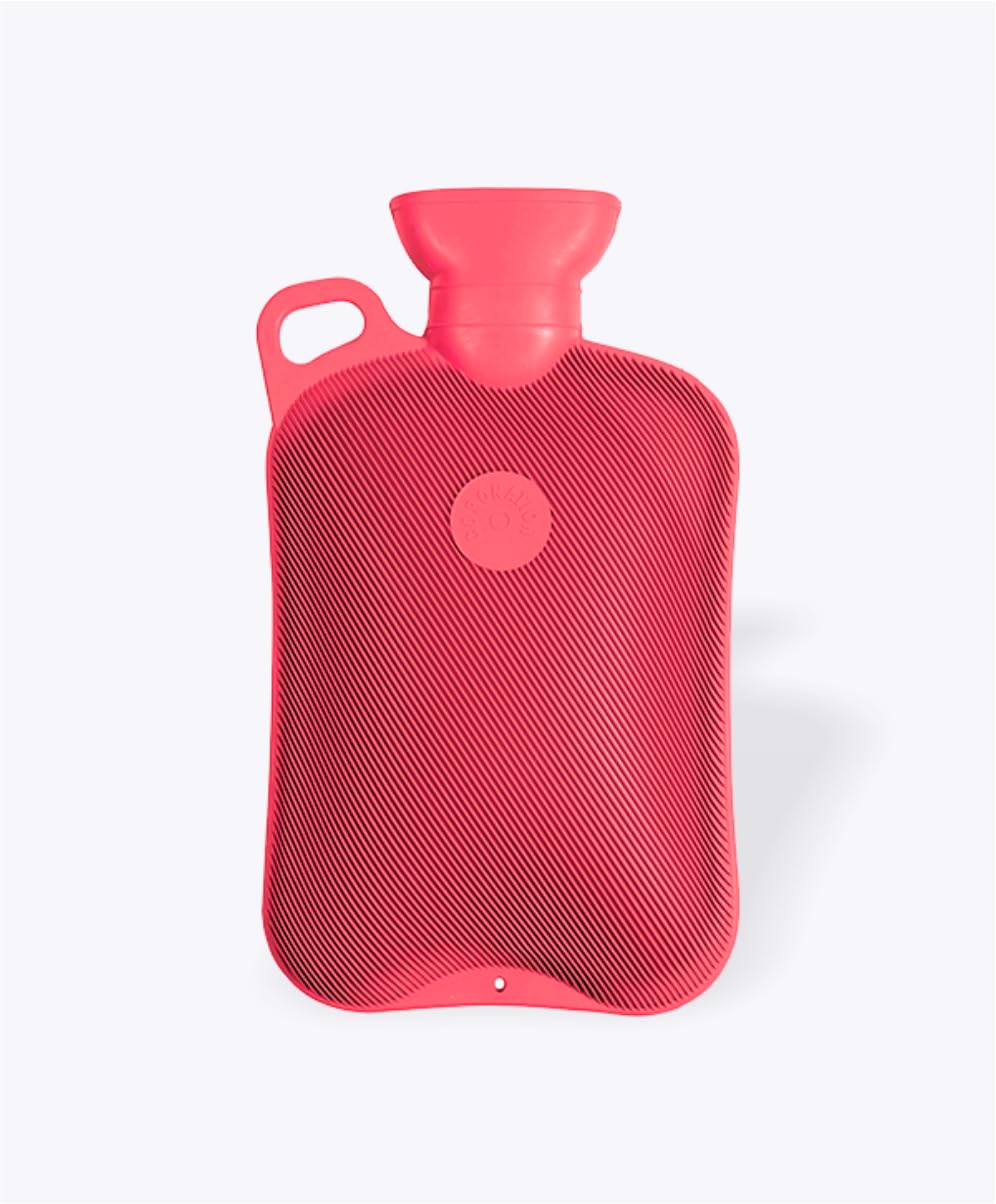 Coronation Super Deluxe Two Side Ribbed Hot Water Bag with Handle | Red | Better grip and Heat/Cold Disspation | 2L Capacity | Great for Cramps, Pain Relief | Feet/Bed Warmer for Adults, Kids (B0CS9TMSV4) Amazon Price History, Amazon Price Tracker