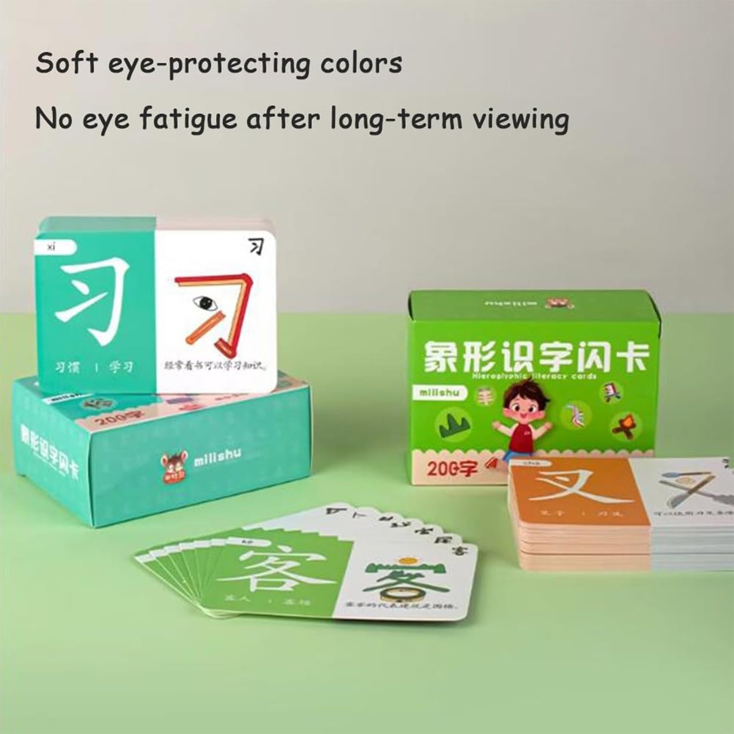 Cartes Chinoises Caractères Kanji Flash Cards Vue Mots Apprentissage Flashcards Mandarin Chinois Pinyin Hiéroglyphique Course Chinois Débutants Étape, Cartes Éducatives Chinois Stages 1-3