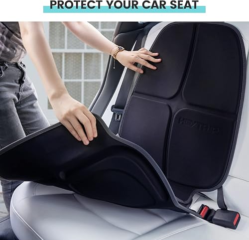 Miniatura 8 de HEYTRIP Protector de asiento de automóvil, paquete de 2, alfombrilla de asiento de automóvil orientada hacia atráshacia adelante para niños de 0 a